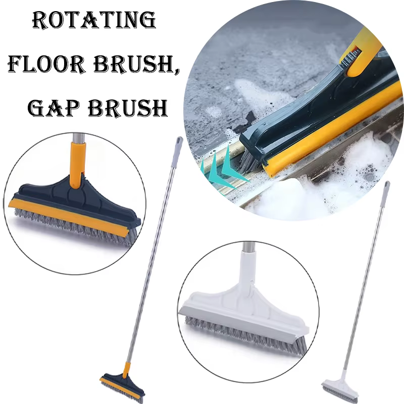 Brosse de sol rotative 2 en 1