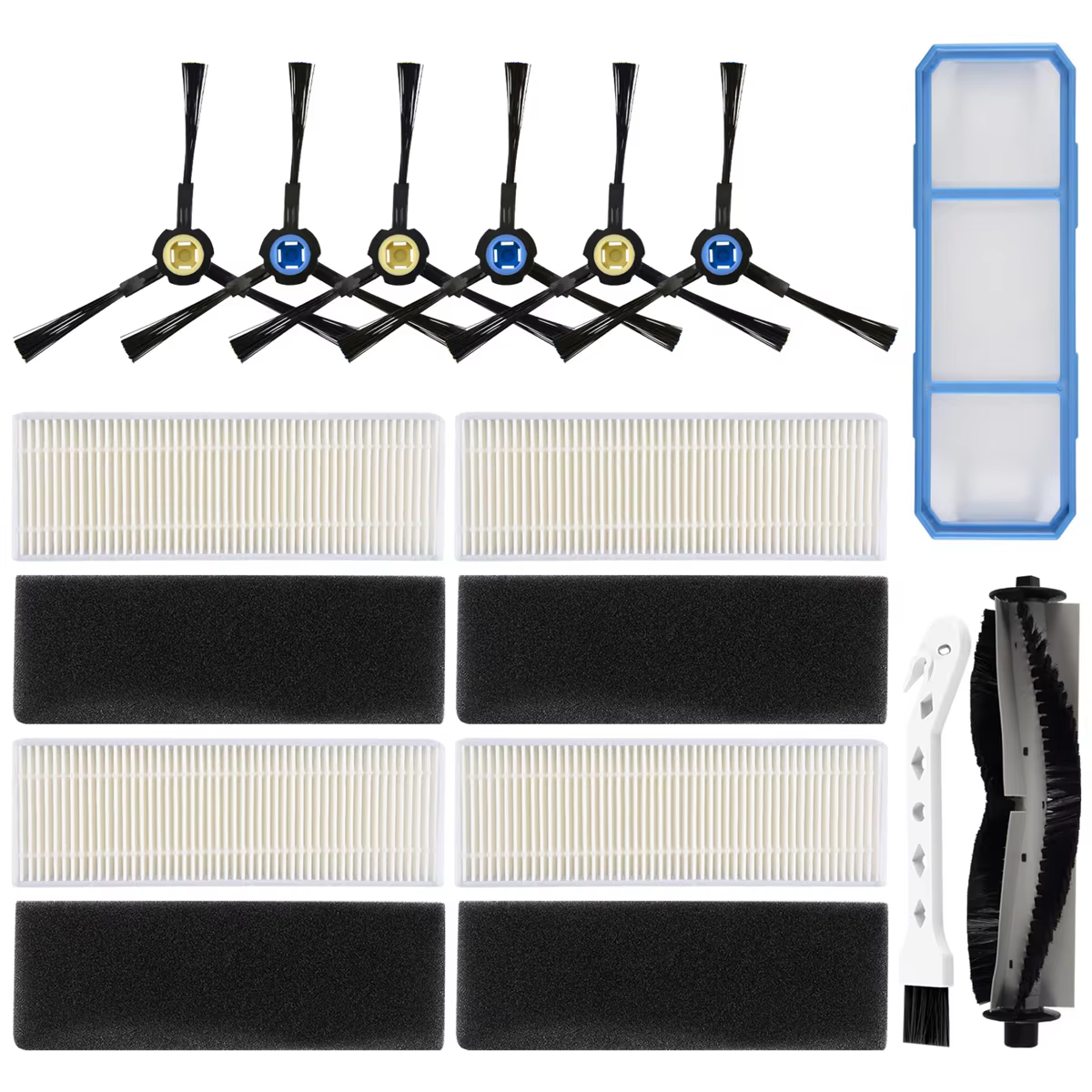 Kit d'accessoires de remplacement A13I pour aspirateur Robot ILife A7 A9S V8 V8S X750 X785 X800 V80 Silvercrest SSR1 Ssra1