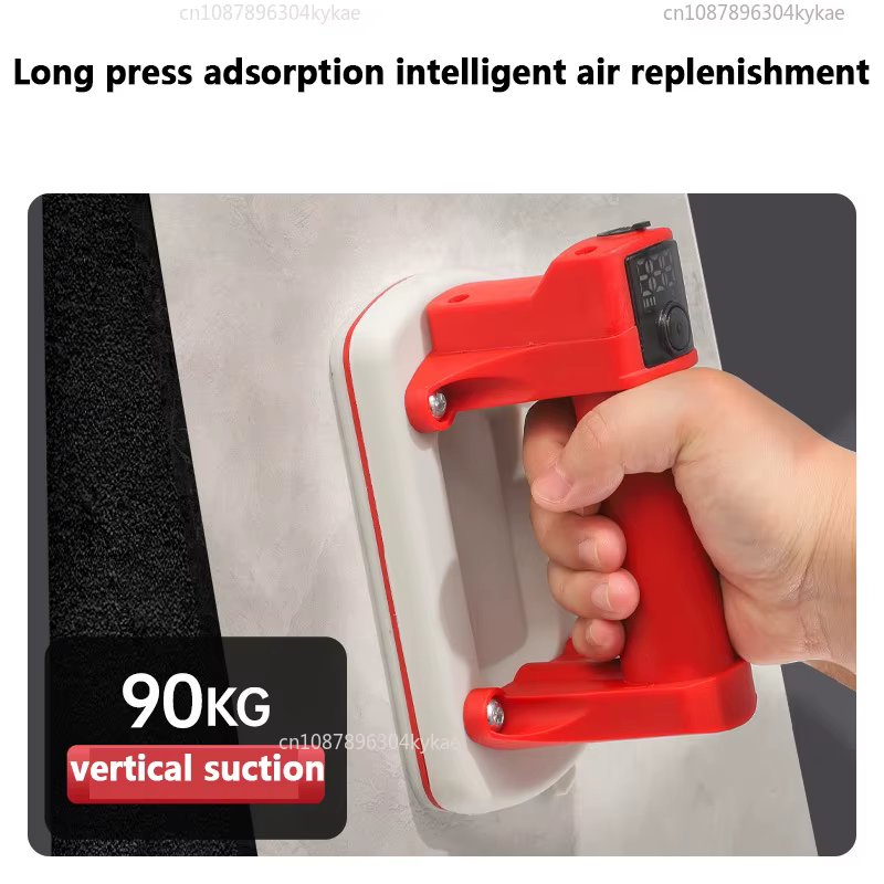 166*90Mm Mini ventouse électrique 90kg tasse de levage sous vide carrelage céramique pierre métal bois