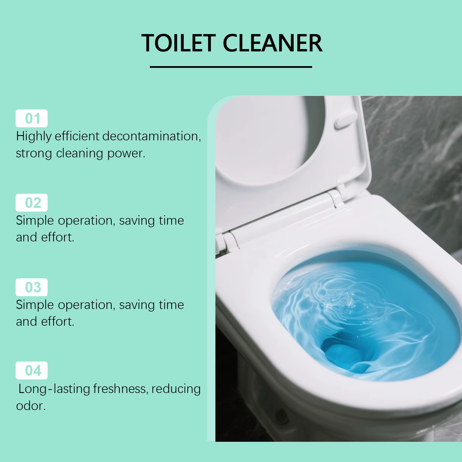 Tablettes nettoyantes pour toilettes