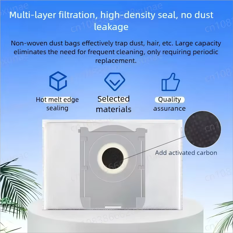 Ecovacs X8 Pro Omni / DEX 56 Robot aspirateur pièces de rechange brosses latérales principales tissus de vadrouille filtres HEPA sacs à poussière accessoires