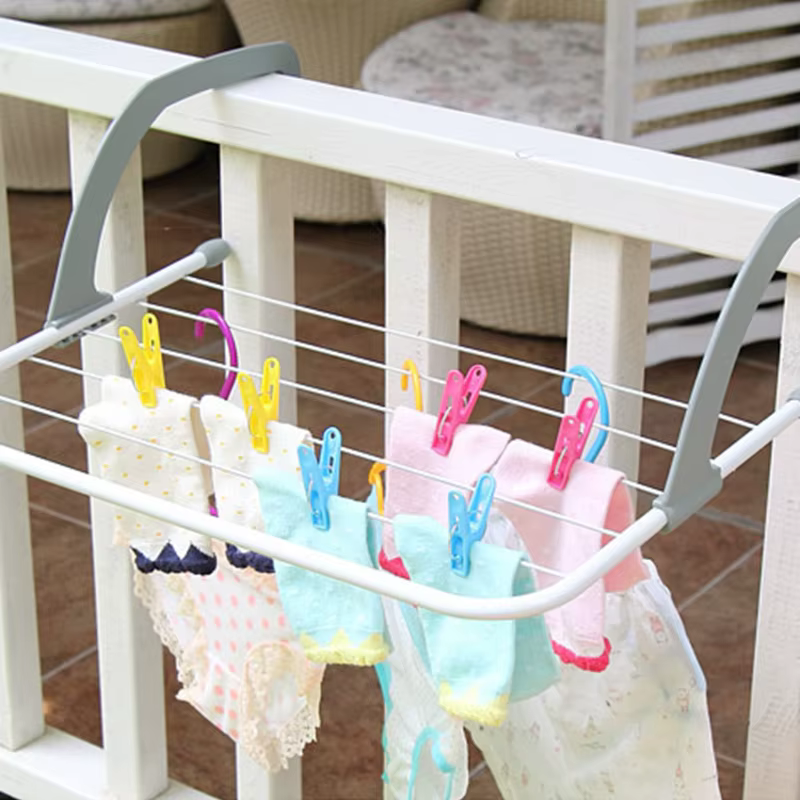 Étendoir à linge pour buanderie salle bain, utilisation intérieure extérieure