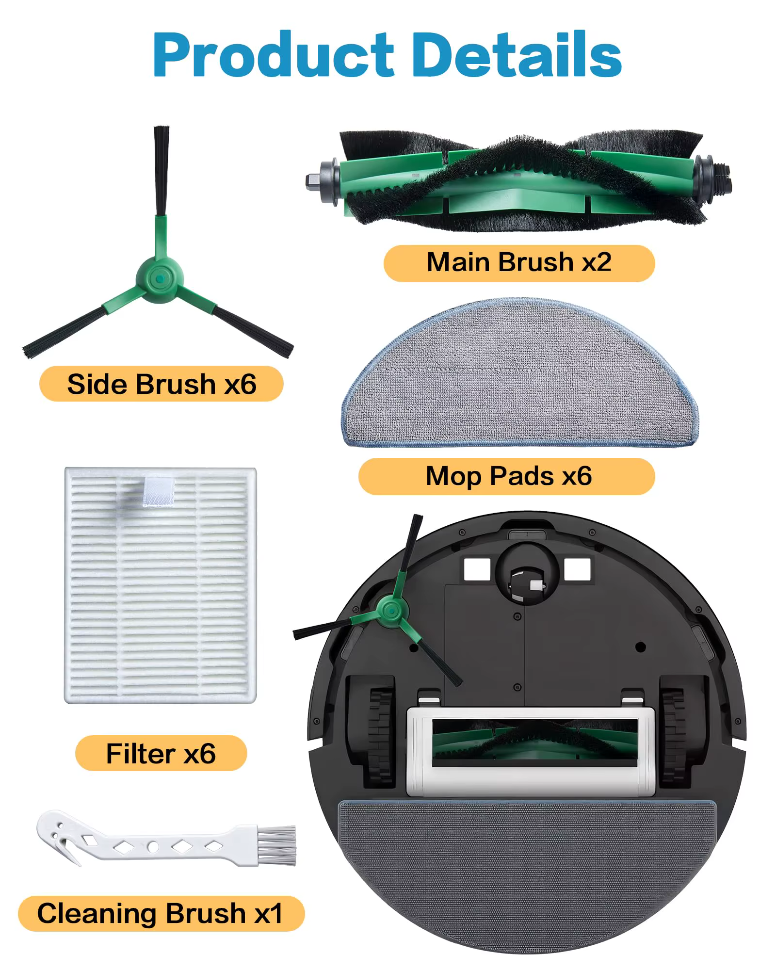 Compatible avec IRobot Roomba Combo Essential