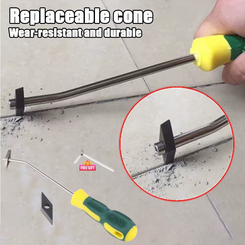 Outil manuel professionnel pour le nettoyage des joints de carrelage en céramique