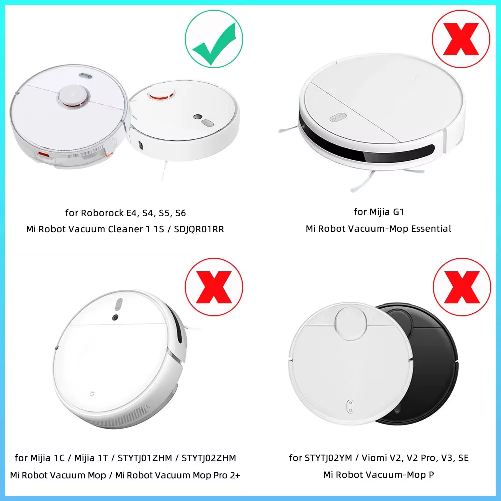 Filtre de brosse latérale principale pour aspirateur robot Xiaomi Mi