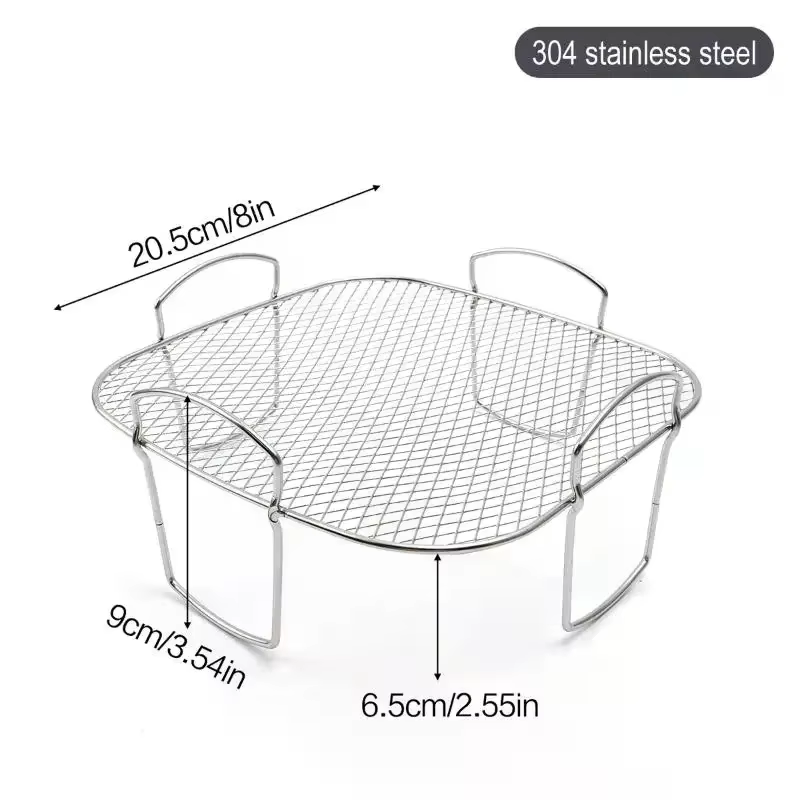 Support de rôtissage multifonctionnel Compatible Airfryer déshydrateur support de barbecue cuisson à vapeur outils de cuisson pour accessoires de friteuse à Air