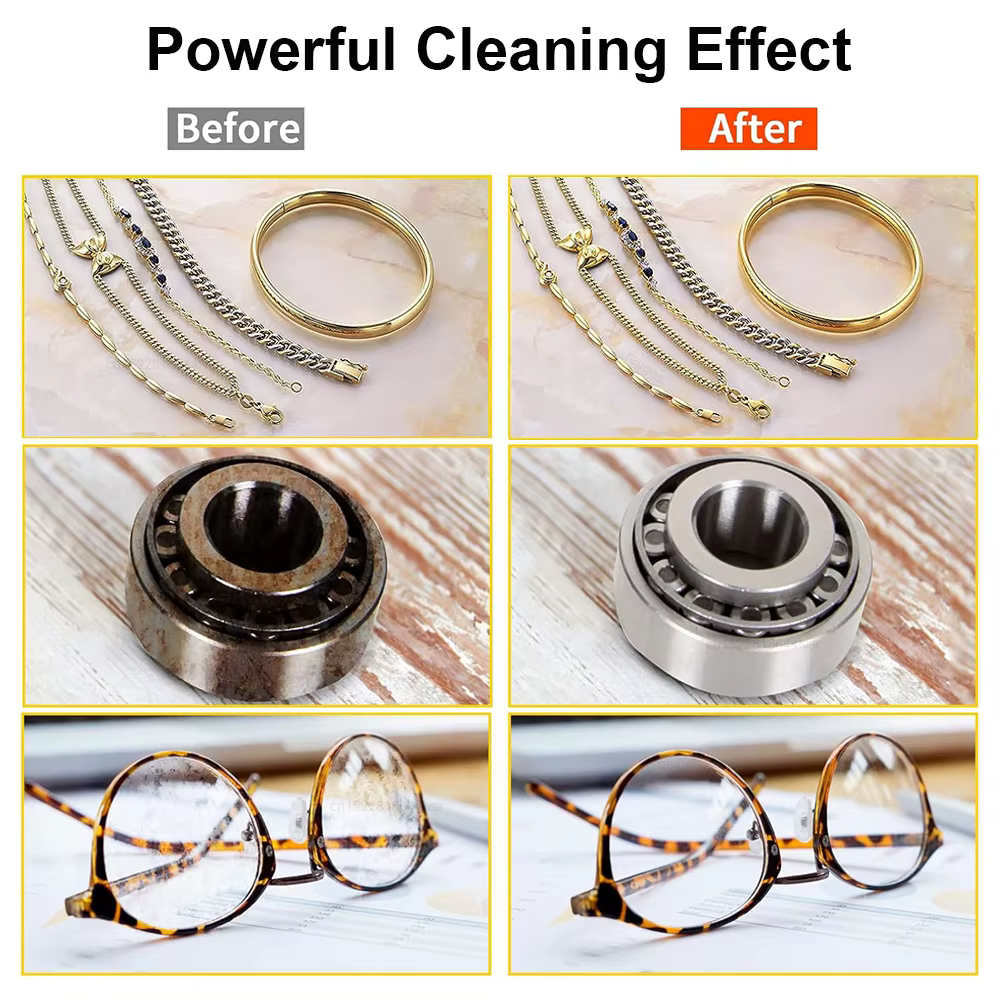Nettoyeur à ultrasons haute fréquence pour lunettes