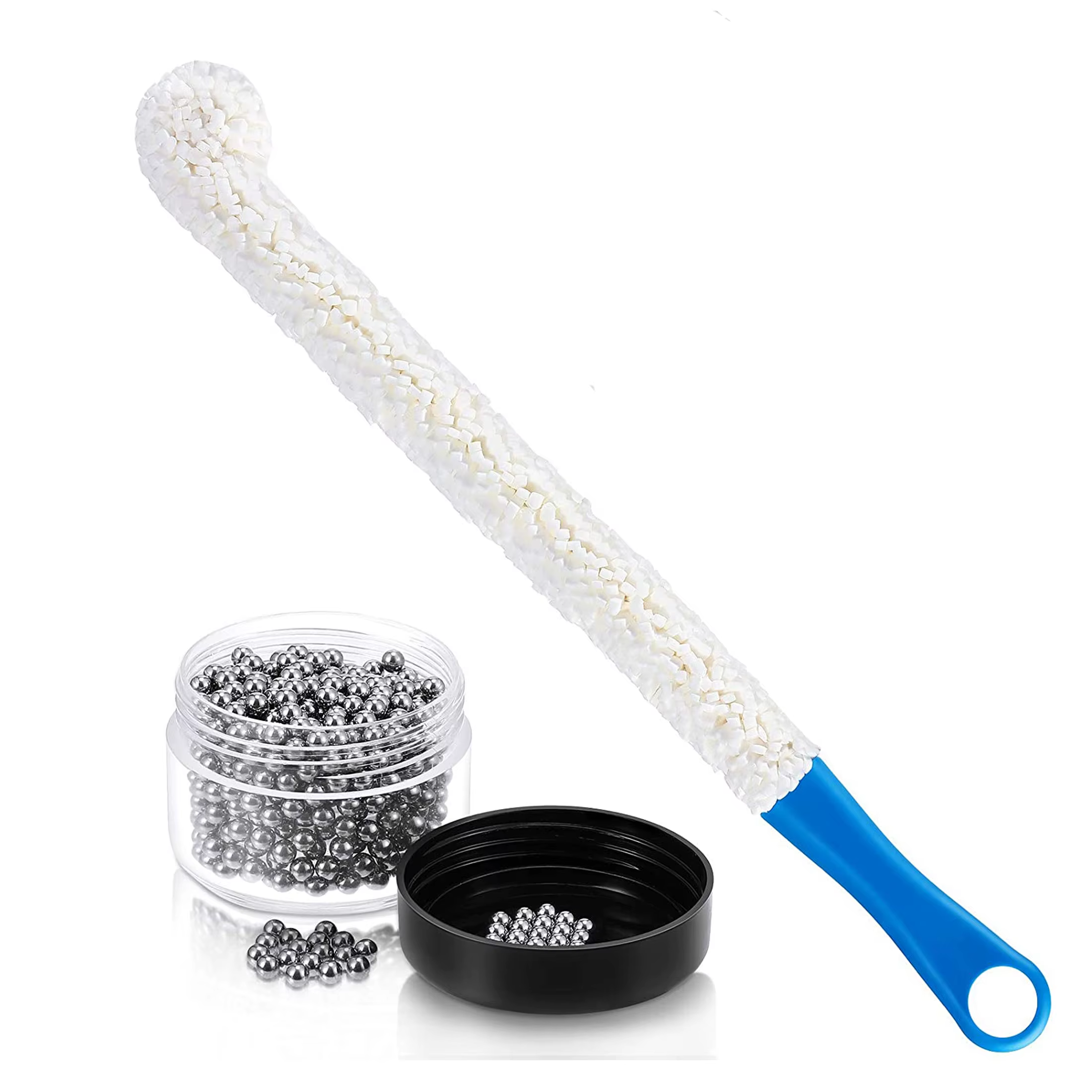 Brosse de nettoyage avec boule propre en acier