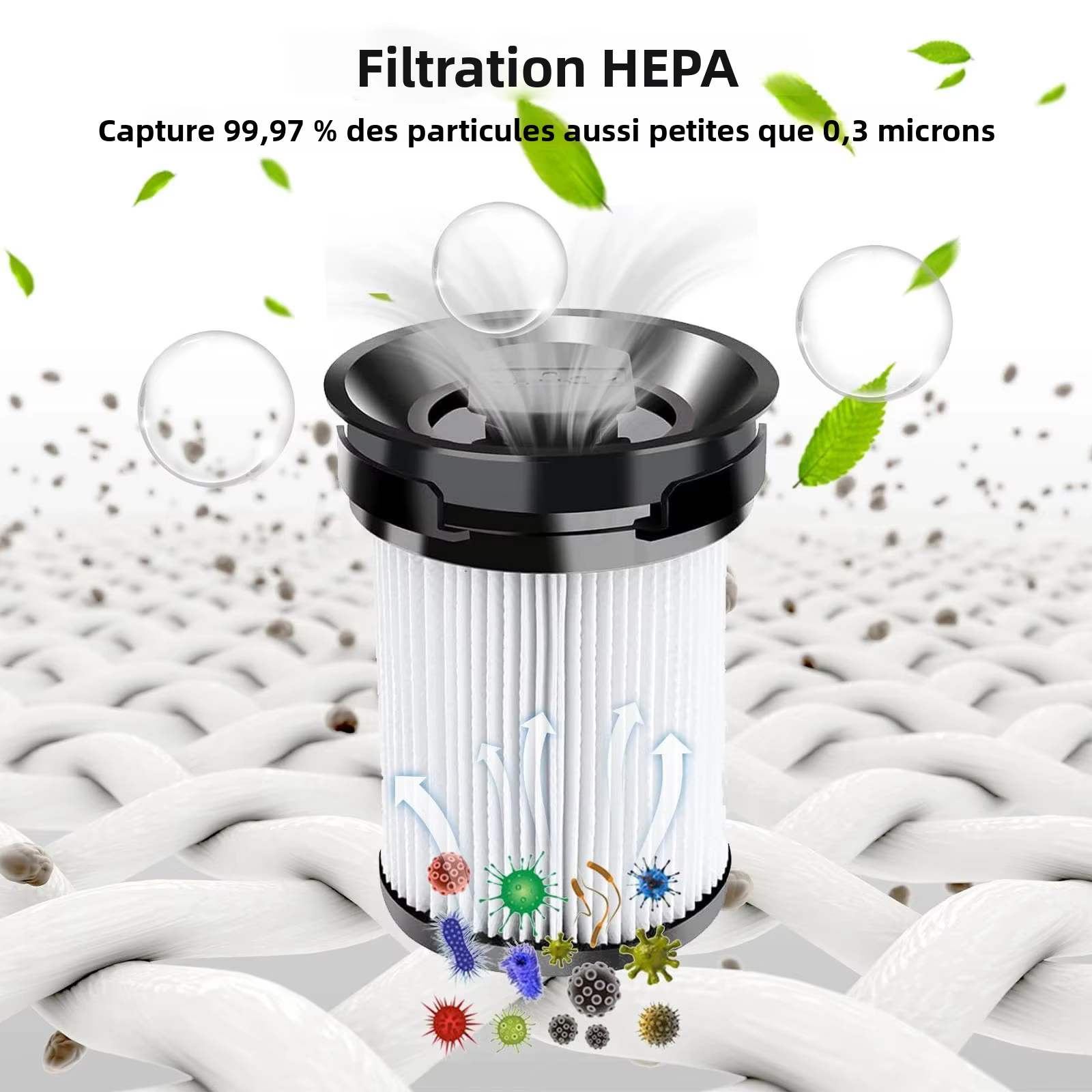 Pièces de rechange de filtre d'aspirateur pour aspirateur Miele TriFlex HX1 FSF