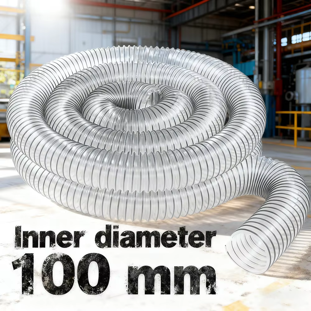 Tuyau en PVC de 100mm pour aspirateur