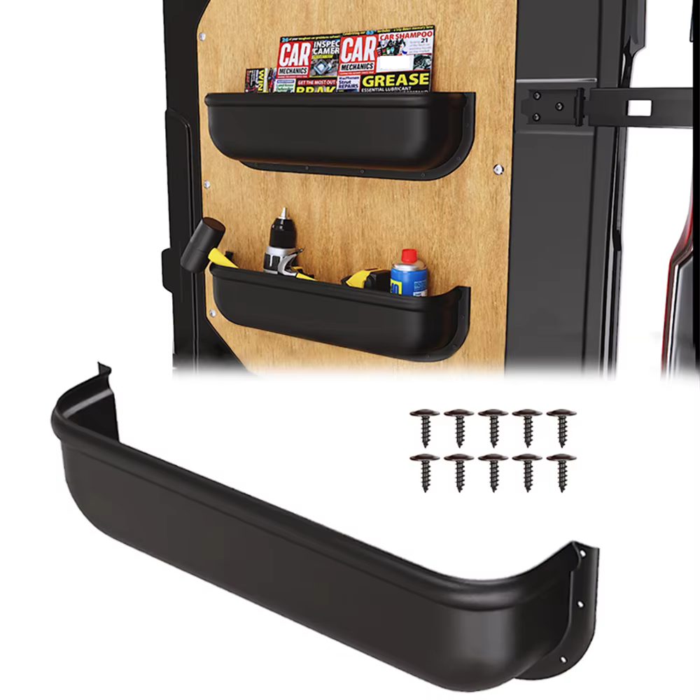 Boîte de rangement pour poignée de porte de voiture, boîte de rangement pour porte de fourgon, de camping-car et de véhicule récréatif, plateau de rangement pour panneau de porte, organisateur pour ac