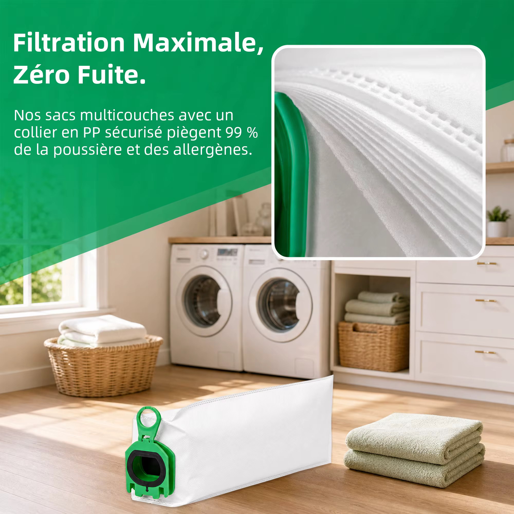 Sacs pour aspirateur sans fil Vorwerk Kobold VB100 VB 100 FP100 FP 100