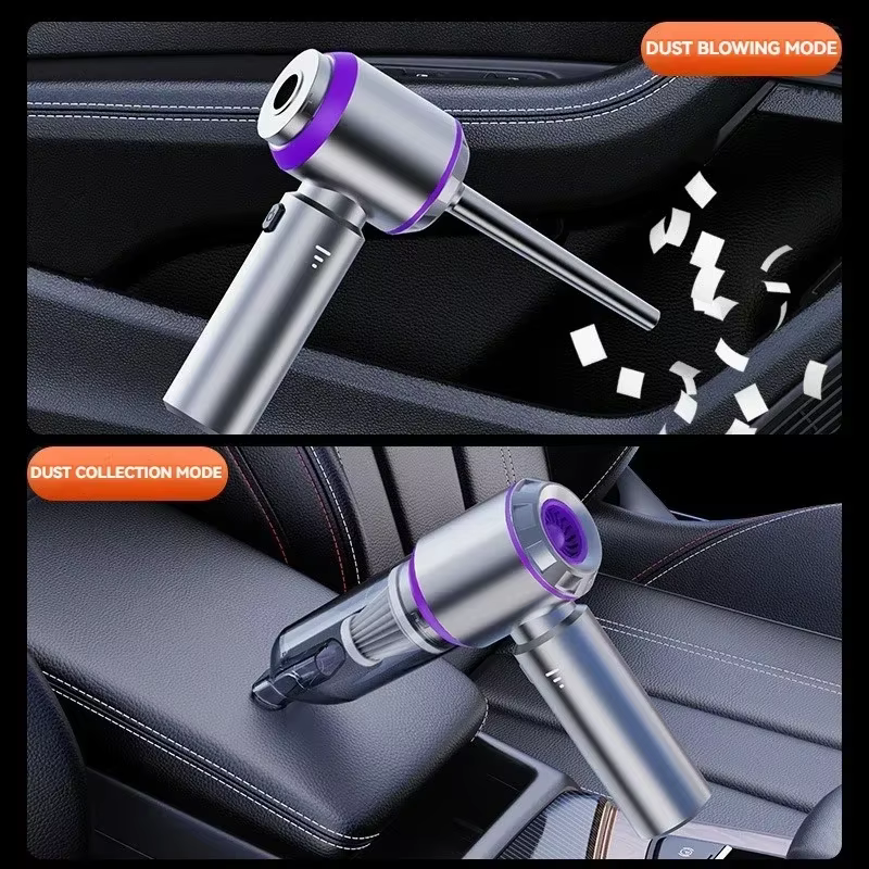 Aspirateur de voiture portable haute puissance, moteur sans balais sans fil, dépoussiéreur d'air injuste, machine de livres, appareil ménager, déterminer