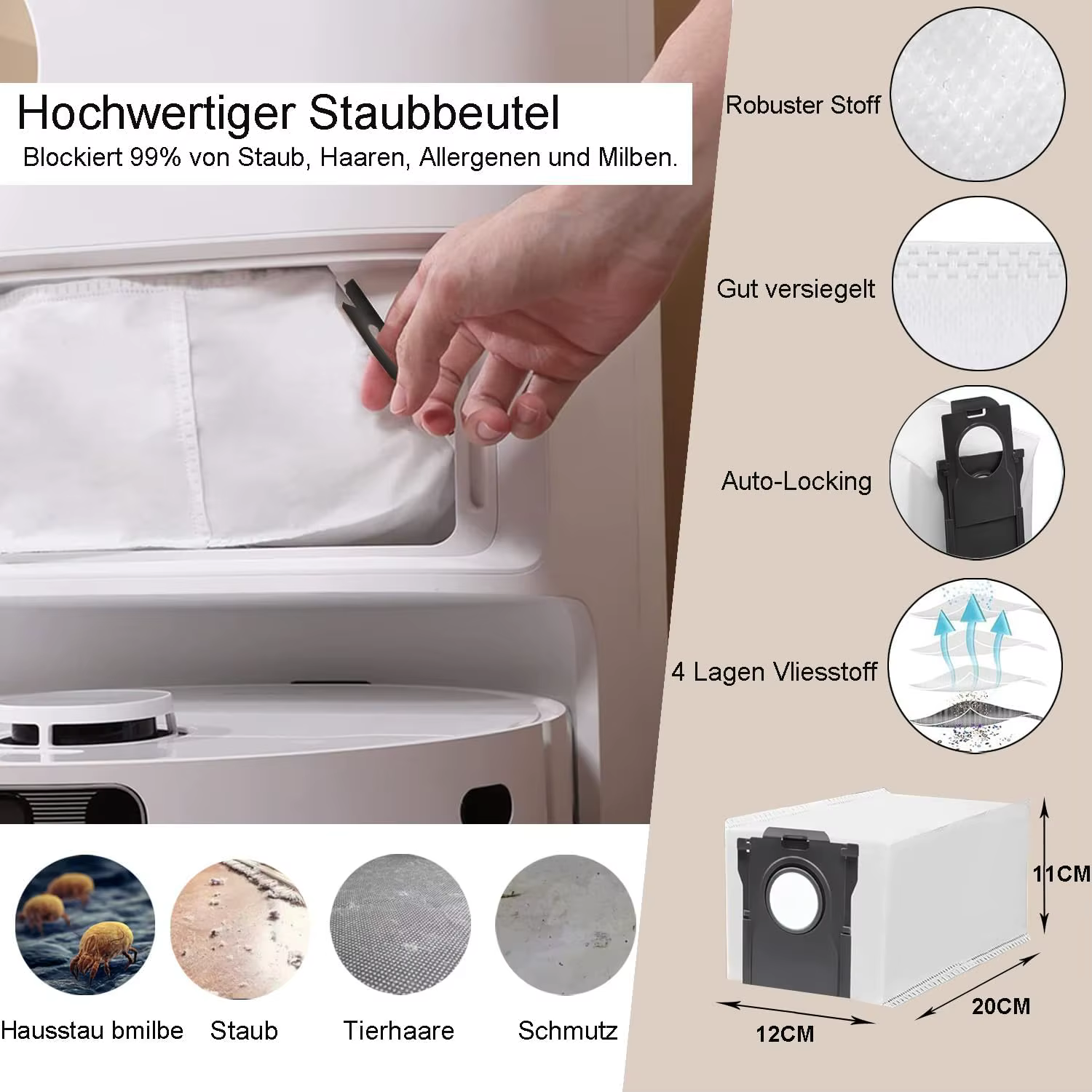 Accessoires pour aspirateur robot Dreame L30s Ultra & L10s