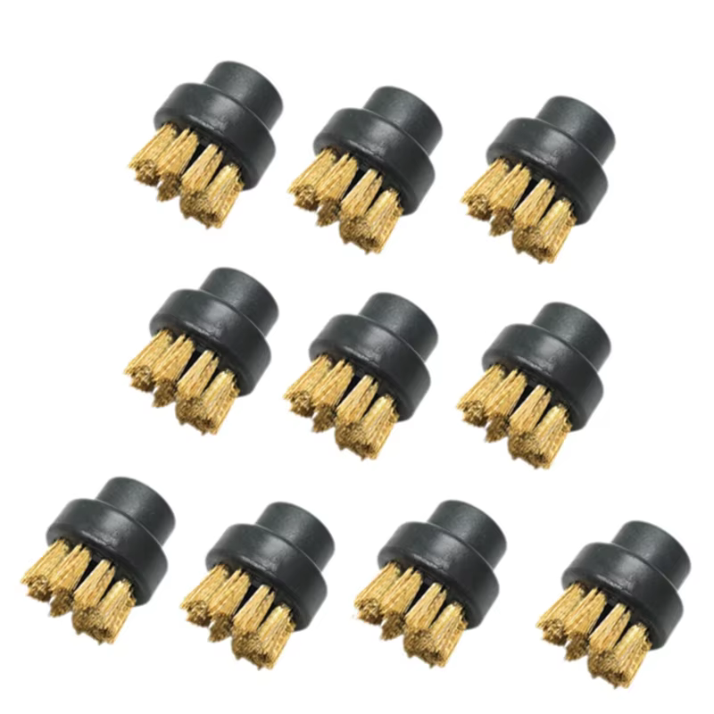 A76G-pour accessoires de nettoyeur vapeur Dupray-petites brosses en laiton (10 pièces) pour buses