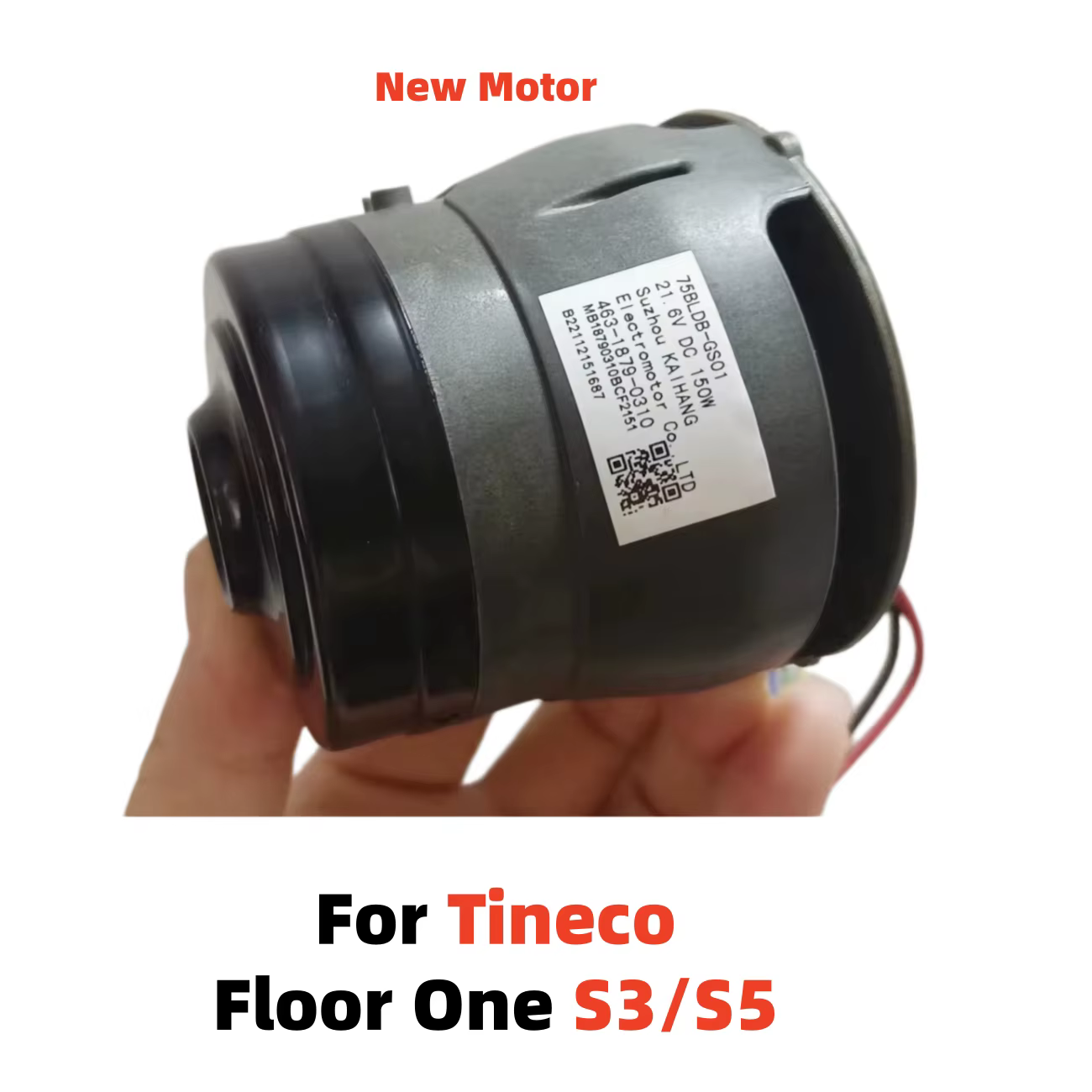 Moteur d'aspirateur d'origine 21.6V 150W 75BLDB-GS01 pour Tineco Floor One S3/S5