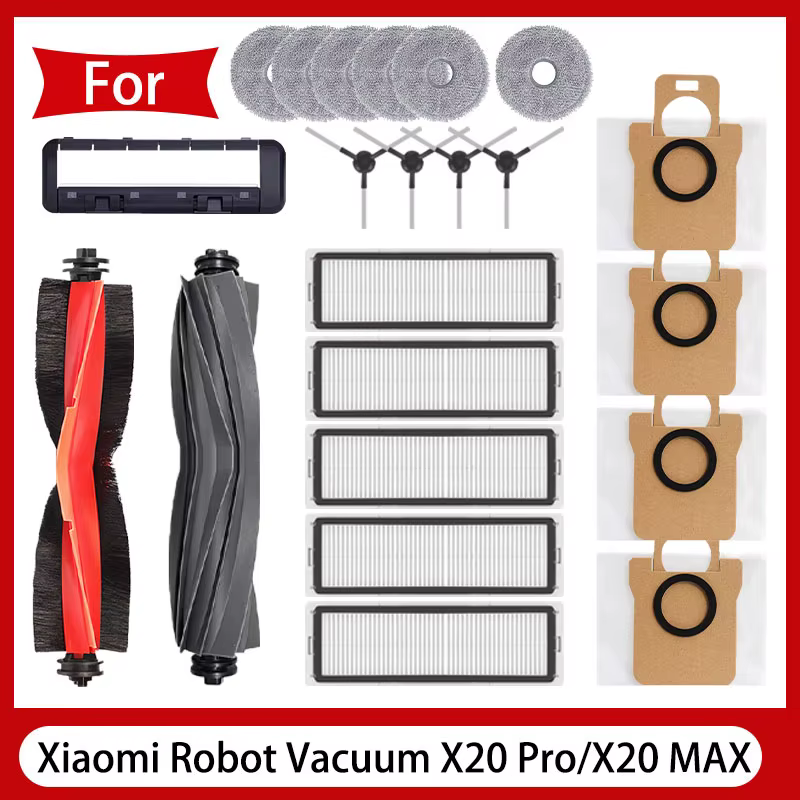 Accessoires pour aspirateur robot Xiaomi X20 Max /X20 Pro/Dnightlife GL/Dimport GL