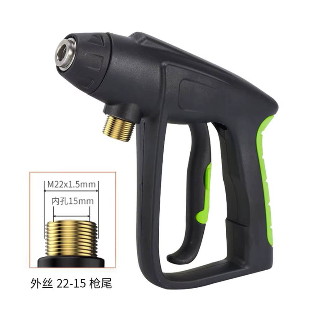 Pistolet de lavage haute pression G1/4 à tête autobloquante pour nettoyage de voitures