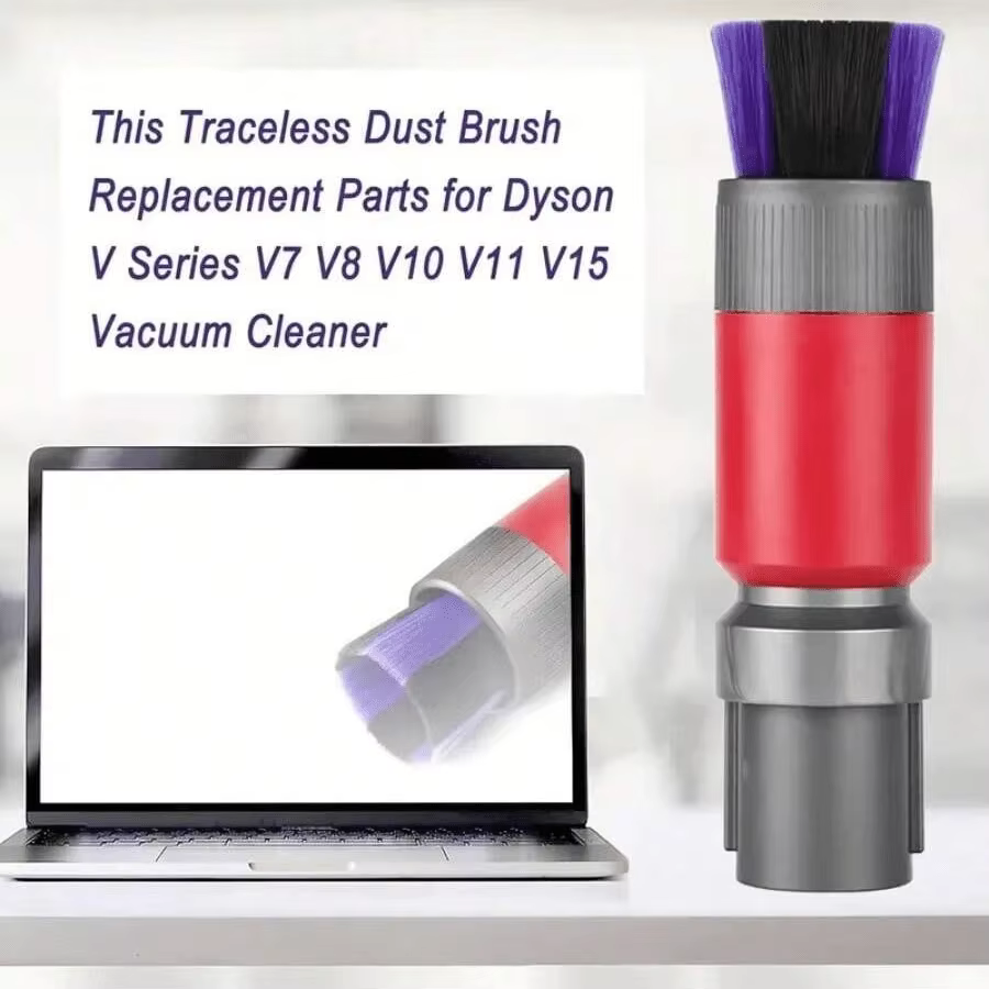 Tête de brosse anti-rayures pour l'élimination de la poussière et tuyau d'extension flexible pour aspirateurs sans fil Dyson V7 V8 V10 V11 V15