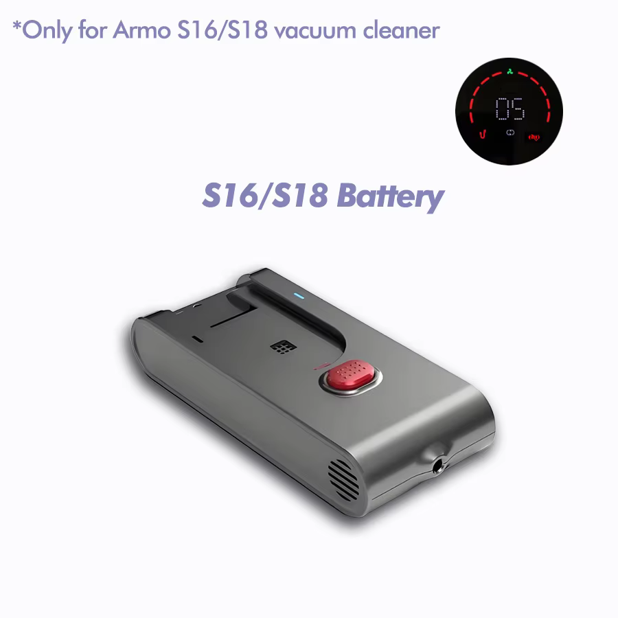 Batterie uniquement pour aspirateur Armo Brand S16/V18/V22