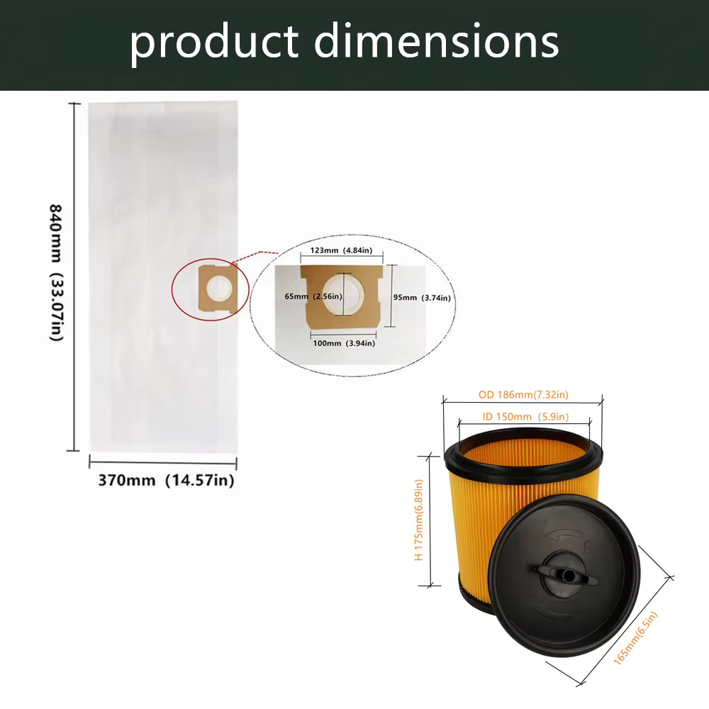 Filtre HEPA pour aspirateur à cartouche