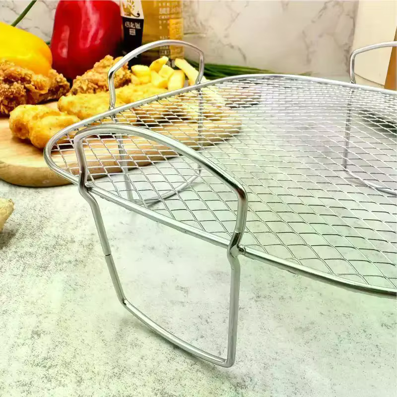 Support de rôtissage multifonctionnel Compatible Airfryer déshydrateur support de barbecue cuisson à vapeur outils de cuisson pour accessoires de friteuse à Air