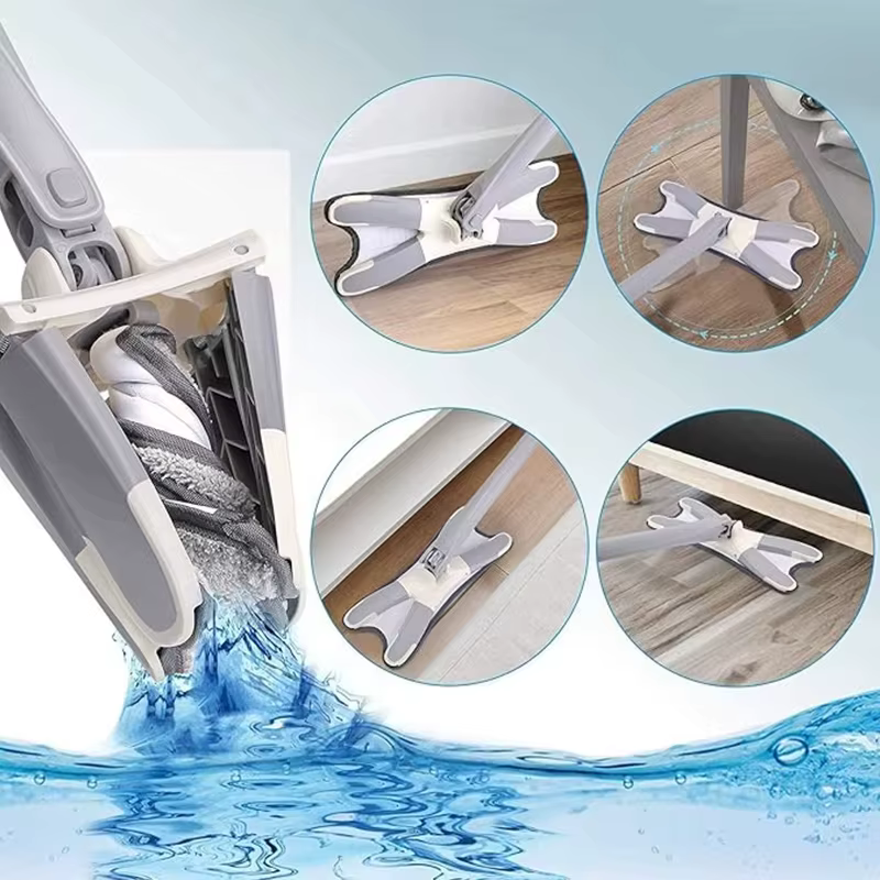 UNTIOR – vadrouille de type X en microfibre pour sol plat