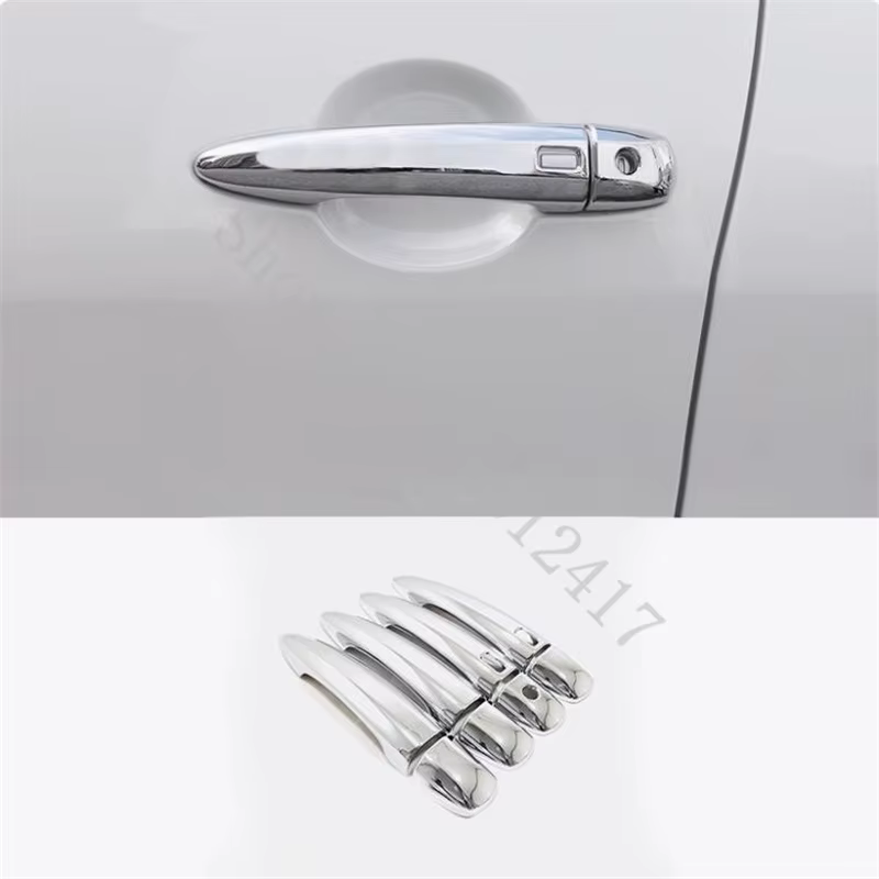 Pour 2023 ~ 2025 Nissan x-trail X Trail RogueT33 ABS Chrome poignée de porte bol voiture porte poignée couverture garniture de protection accessoires de voiture