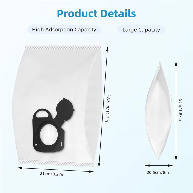 A52Q-pour Rowenta & Moulinex hygiène + sacs 12 pièces de remplacement pour aspirateur-puissance compacte