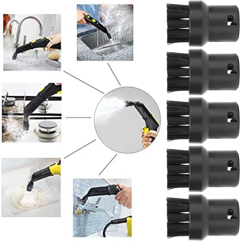 FSLH 5 pièces brosse de nettoyage pour Karcher SC1 SC2 SC3 SC4 SC5 nettoyeur à vapeur