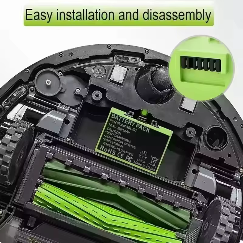 Pour iRobot Roomba i7 batterie Rechargeable 14.4V 12800mAh pour i3 i4 i5 i6 i7 i8 J7 E5 série aspirateur