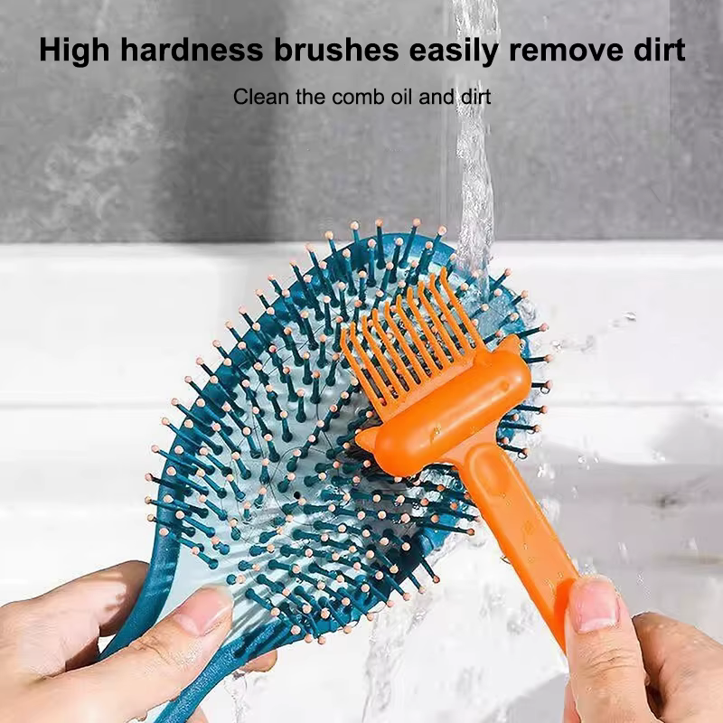 Outil de nettoyage de brosses à cheveux 2 en 1