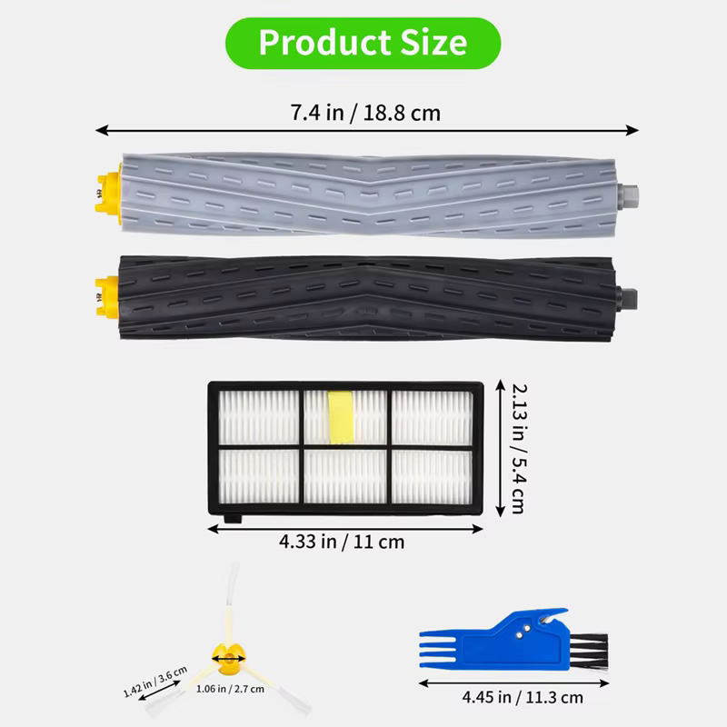 Pièces de filtre Hepa pour aspirateur Robot Irobot Roomba 860 865 870 880 896 960 966 971 976 980 981