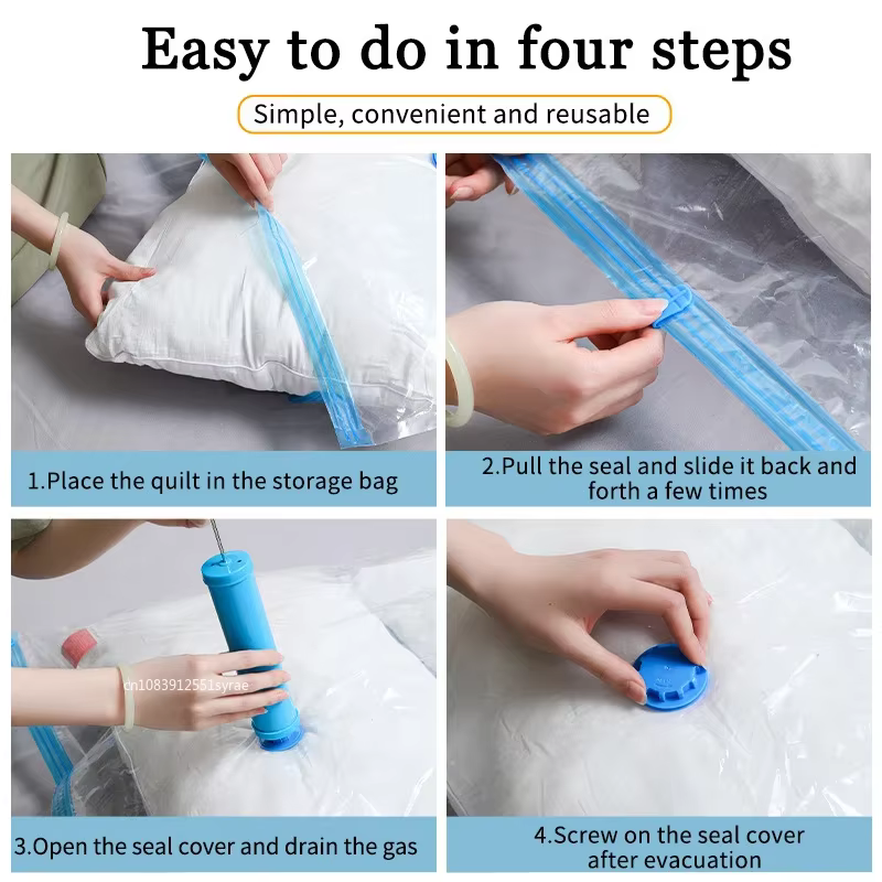 Sacs de Rangement Sous Vide pour Vêtements