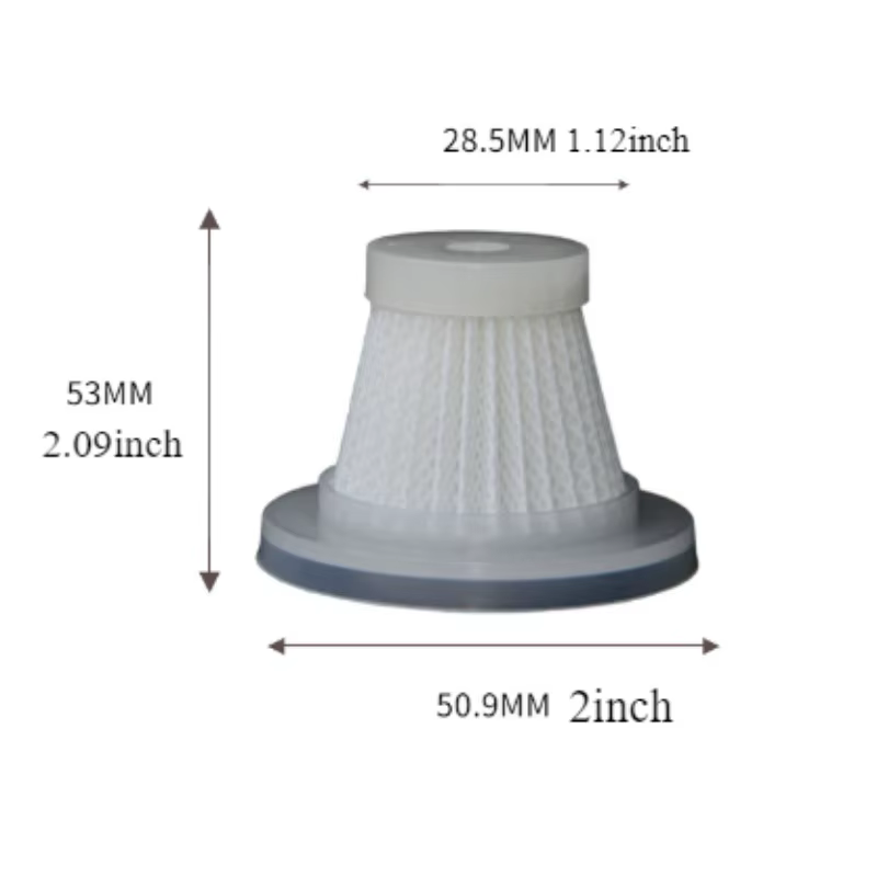 Filtre d'aspirateur de voiture sans fil