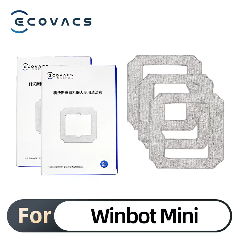 Chiffon de nettoyage pour robot aspirateur de fenêtres ECOVACS Winbot Mini