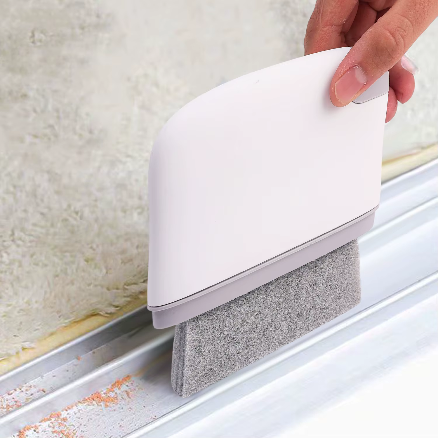 Brosse de nettoyage de Rail de fenêtre 2 en 1