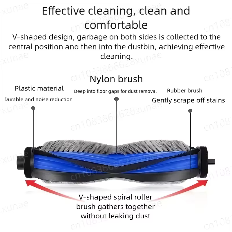 Ecovacs X8 Pro Omni / DEX 56 Robot aspirateur pièces de rechange brosses latérales principales tissus de vadrouille filtres HEPA sacs à poussière accessoires