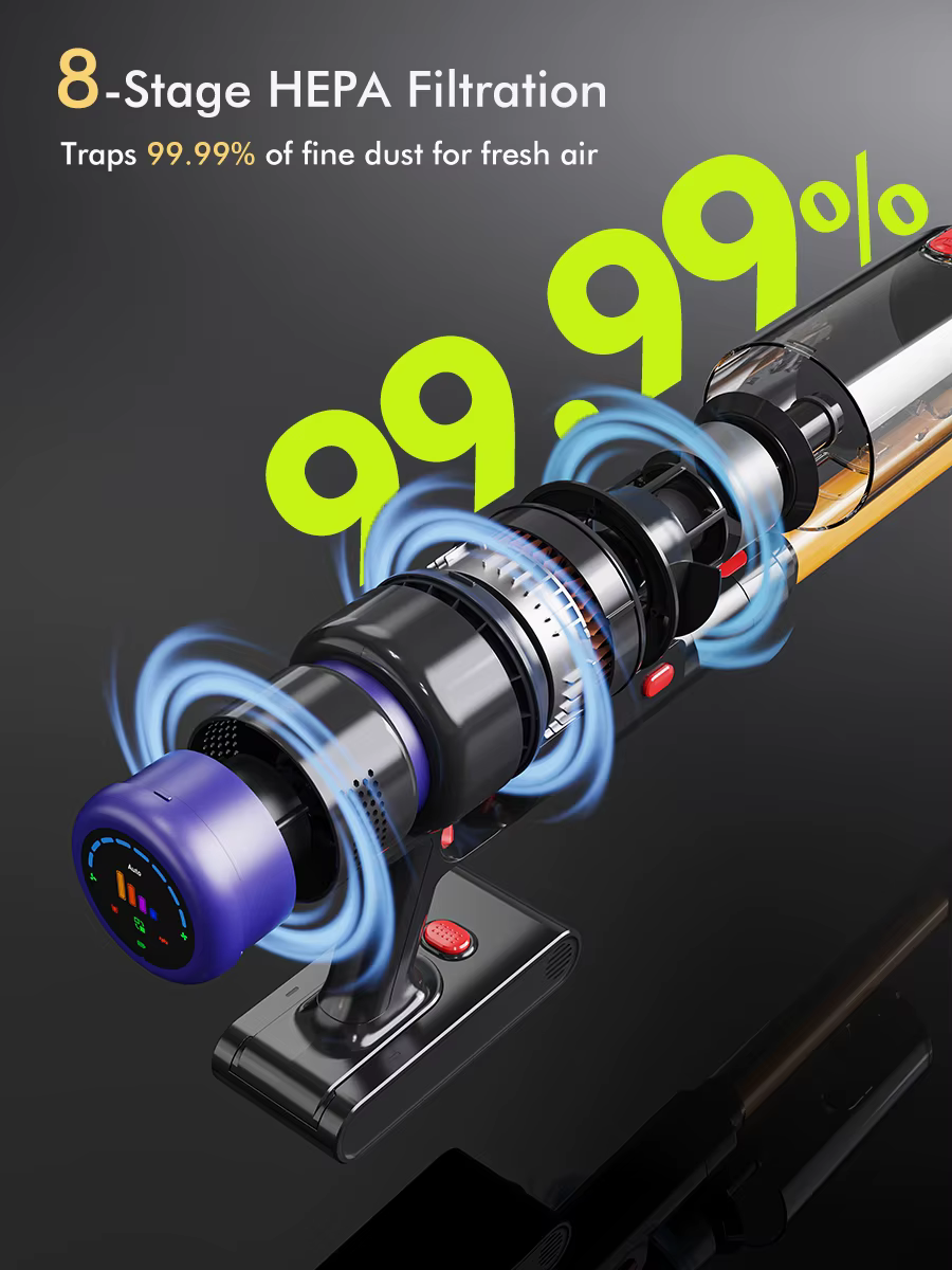 Armo V22 55kPa 600W puissance aspirateur portatif 6 en 1