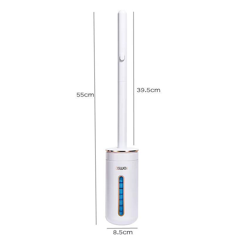 Brosse de toilette jetable murale
