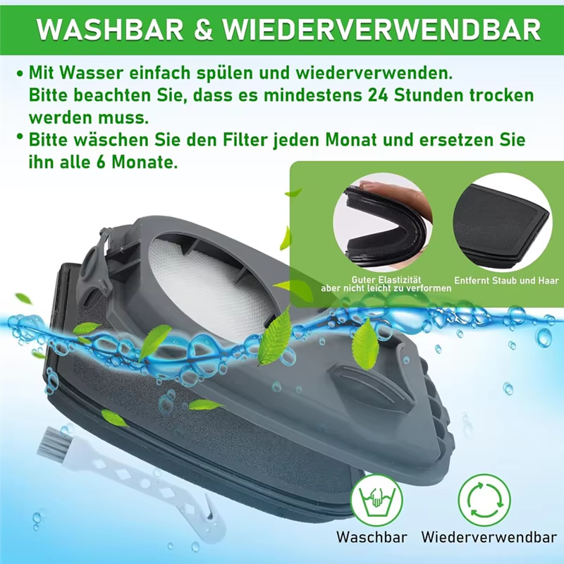 Pour XW9385/XW9383 XW9382 Aquatrio aspirateur sec et humide paquet de 3 filtres de remplacement-XV1791/01 pour série