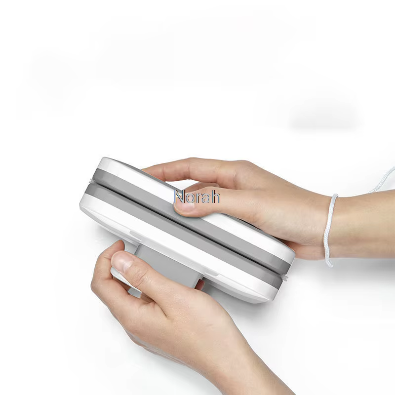 Nettoyeur de vitres magnétique Double face-grattoir à verre