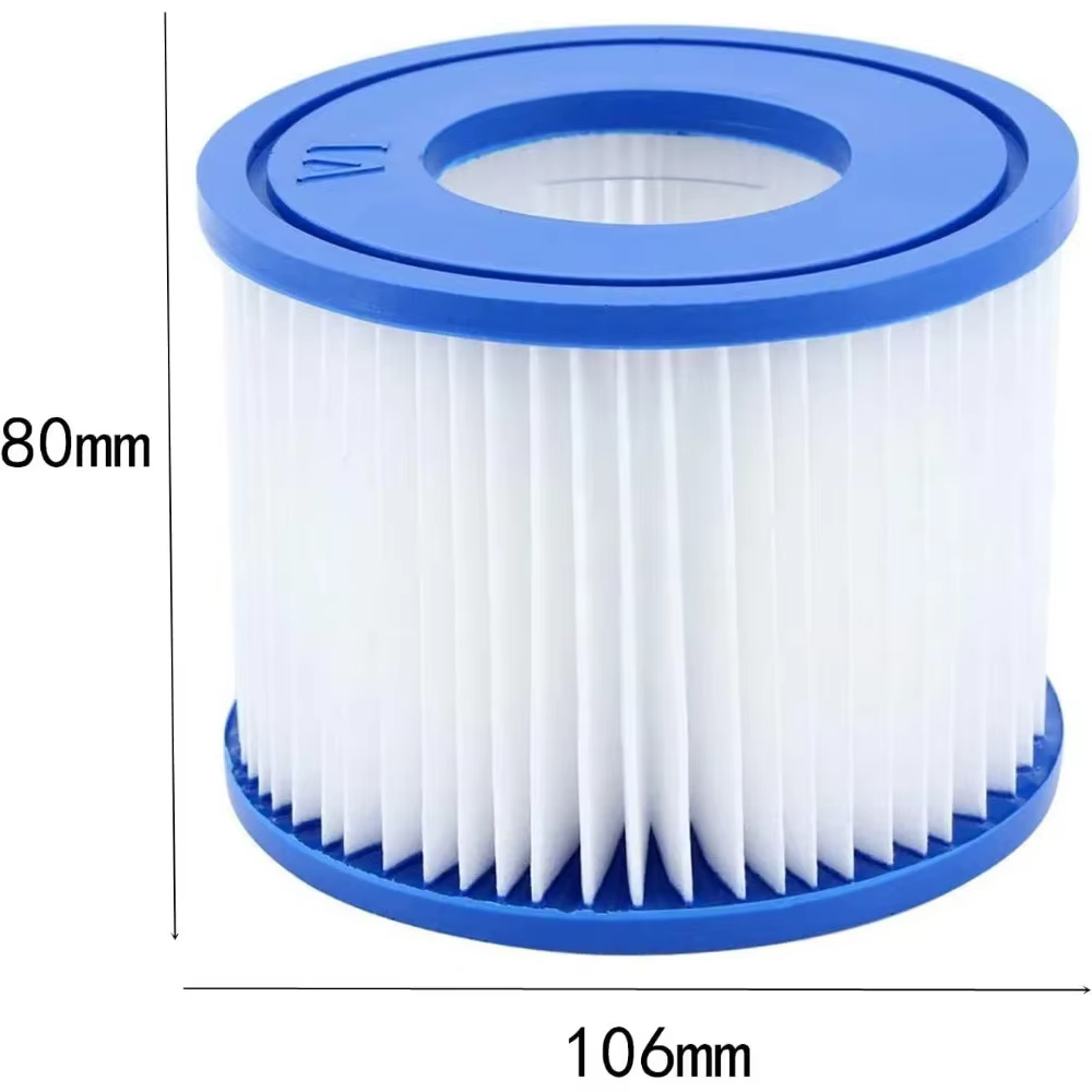 Nouveau 1/2/4 pièces cartouche filtres VI nettoyant baignoire filtre