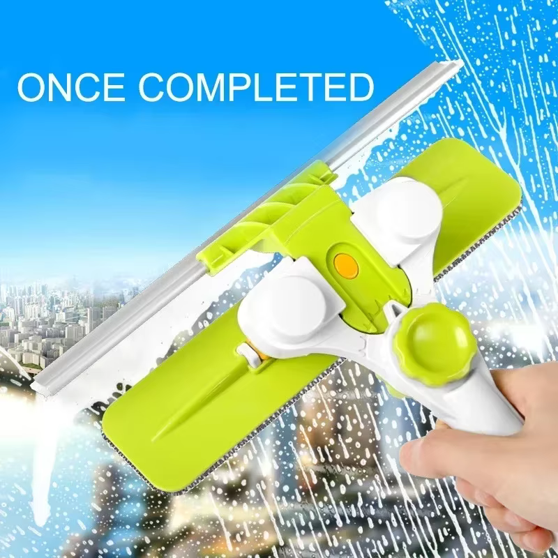 Brosse de nettoyage de vitres télescopique de grande hauteur améliorée