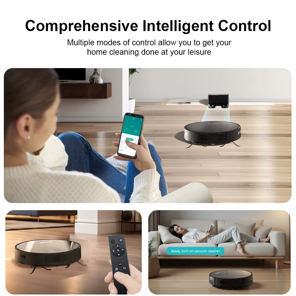Robot aspirateur combiné serpillière