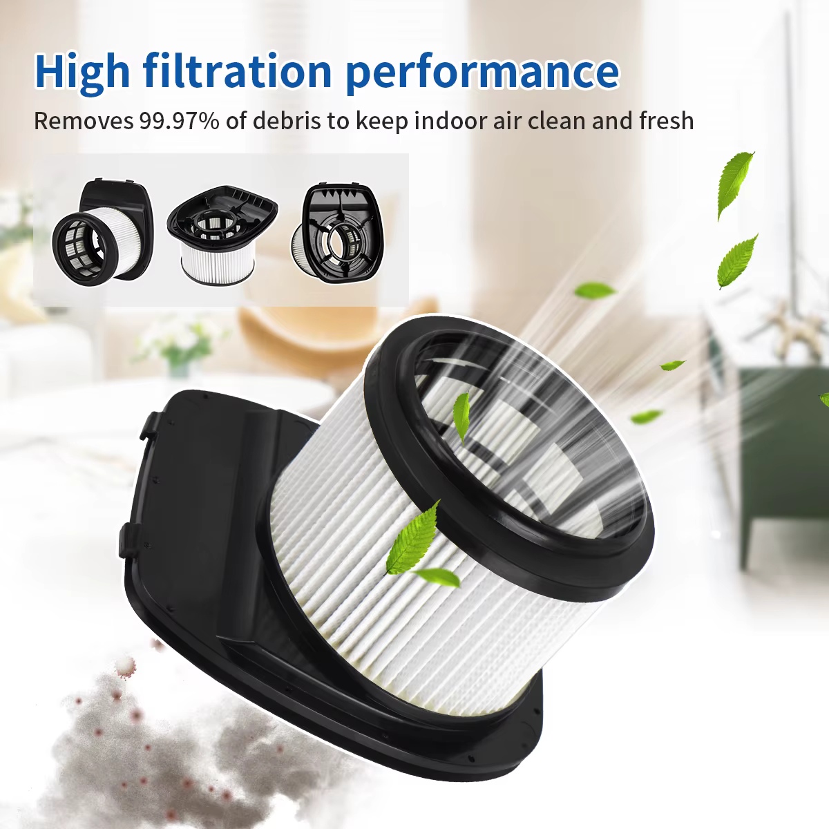 Filtre IZ361H pour aspirateur vertical sans fil Shark Rocket Pet Pro IZ162H IZ163H IZ362H IZ377H IZ440H XHF161H 617FJ140
