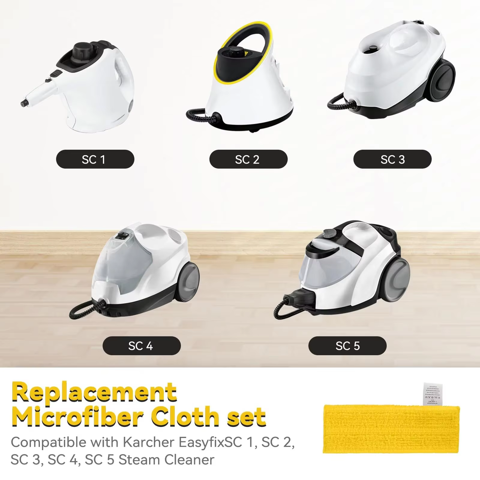 Accessoires de remplacement pour nettoyeur vapeur