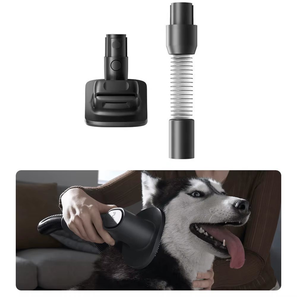 Kit d'aspirateur brosse à cheveux pour animaux de compagnie