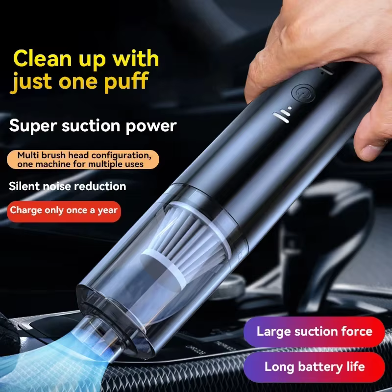 Aspirateur de voiture 2026, puissant, portable, rechargeable, pour voiture et maison, aspirateur auto