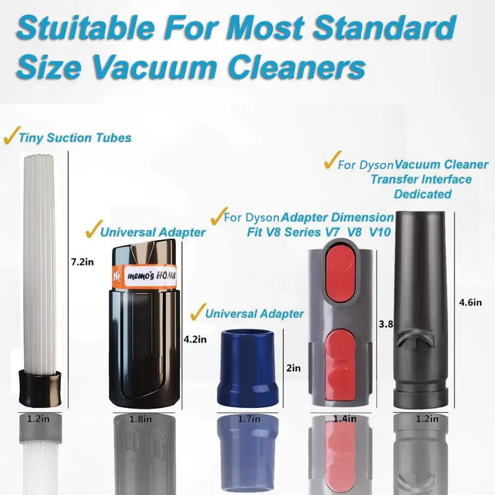 Pour Dyson/pour Samsung/pour Philips aspirateur Tubes de paille multifonctions brosse à poussière et à saleté